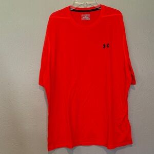 Under Armour Men's Vivid Red Short Sleeve Shirt